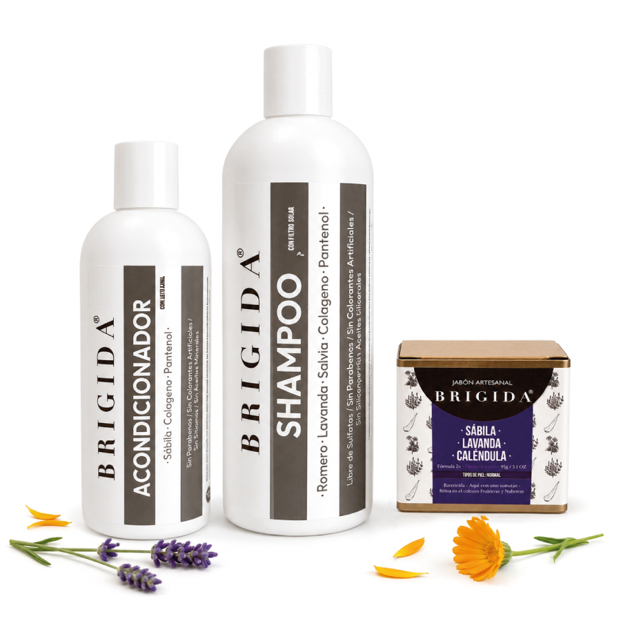 Kit Shampoo, Acondicionador y Jabón